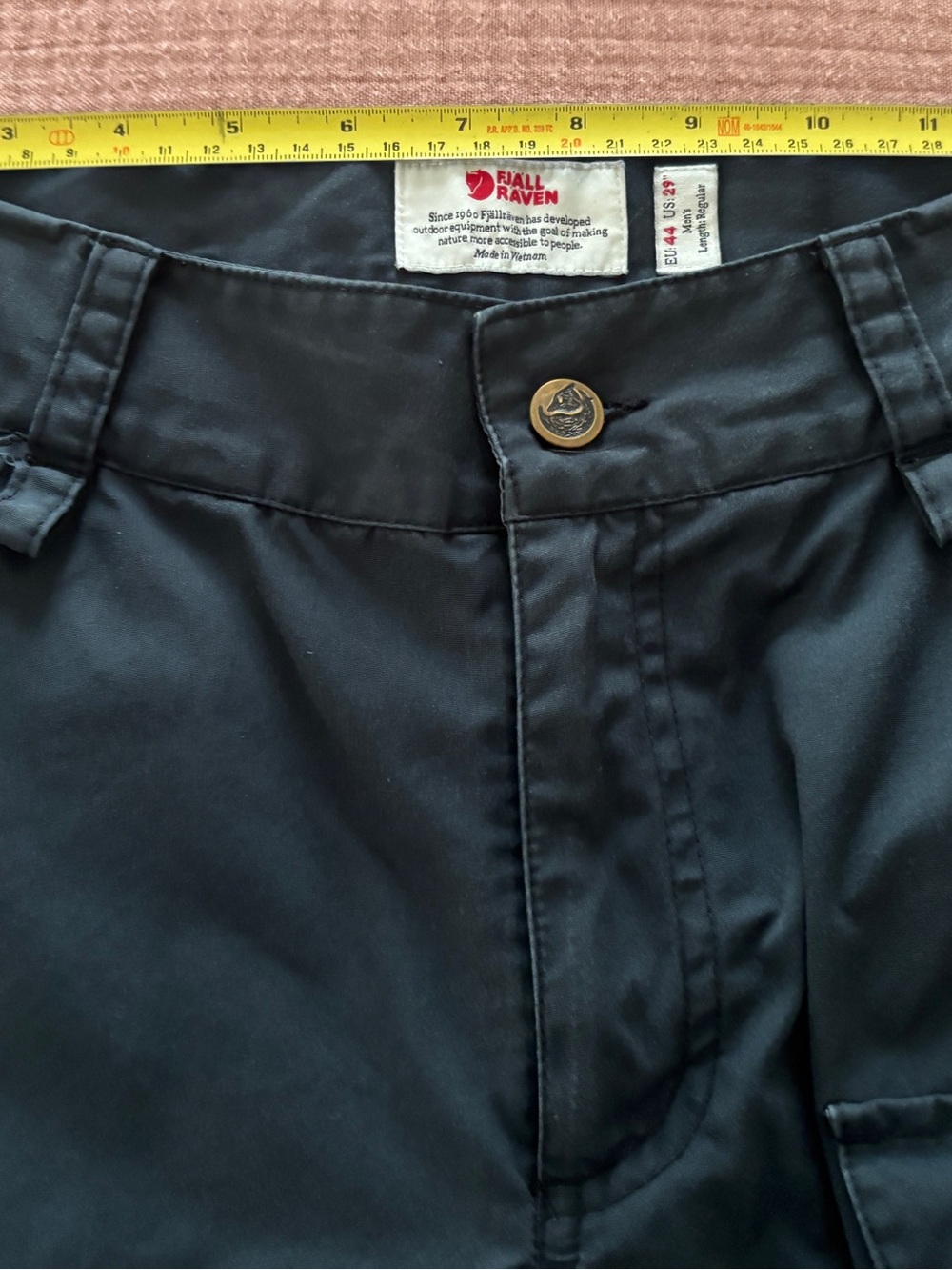 Fjallraven Vidda Pro Ventilated G-1000 Hiking pants Men’s size 29 Navy Blue
